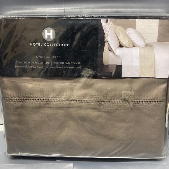 Hotel Collection Bedding Bnib Hotel Collection King Size Flat Sheet Brown Poshmark